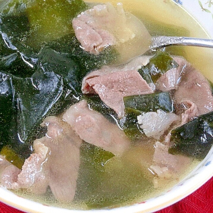食べるスープ☆ 「牛肉わかめスープ」